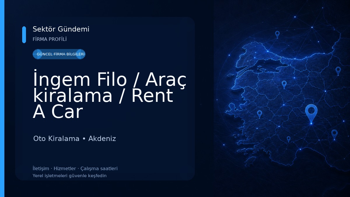 İngem Filo / Araç kiralama / Rent A Car