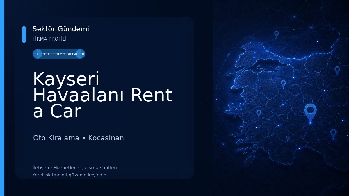 Kayseri Havaalanı Rent a Car