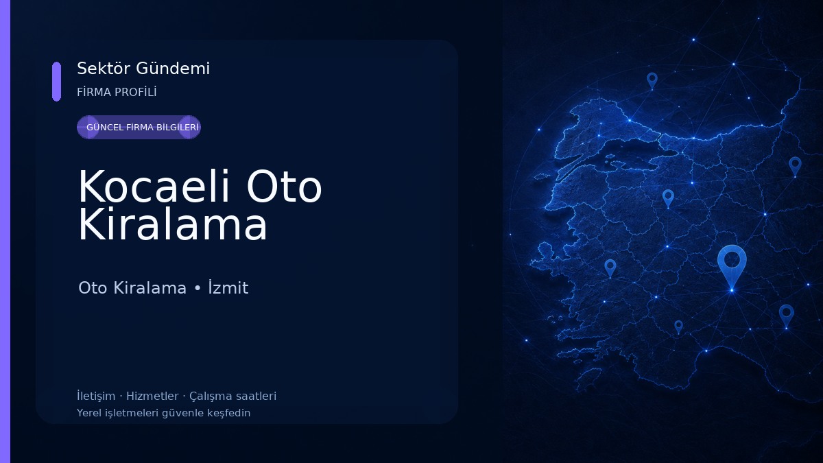 Kocaeli Oto Kiralama Oto Kiralama