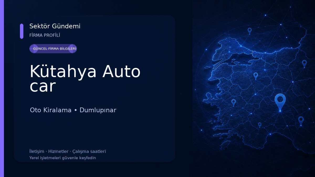 Kütahya Auto car