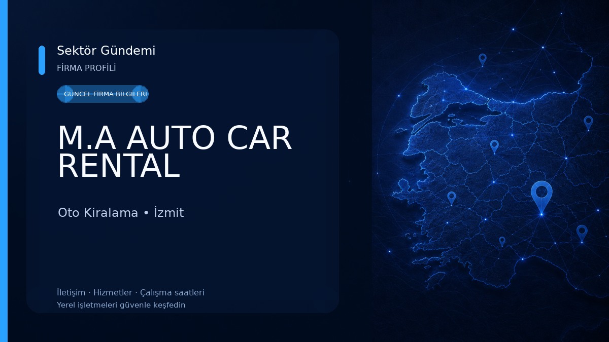 M.A AUTO CAR RENTAL Oto Kiralama