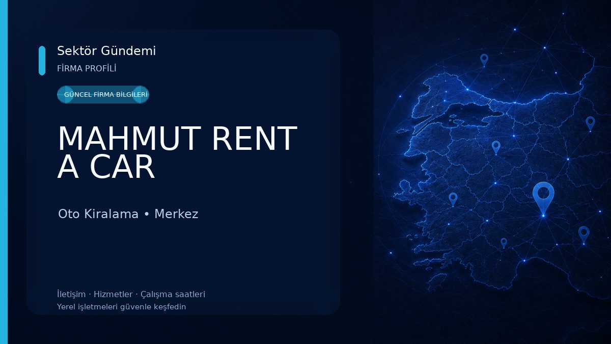 MAHMUT RENT A CAR Oto Kiralama