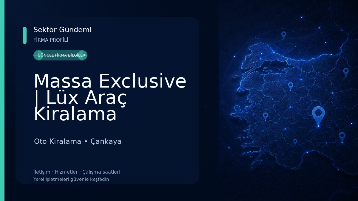 Massa Exclusive | Lüx Araç Kiralama 