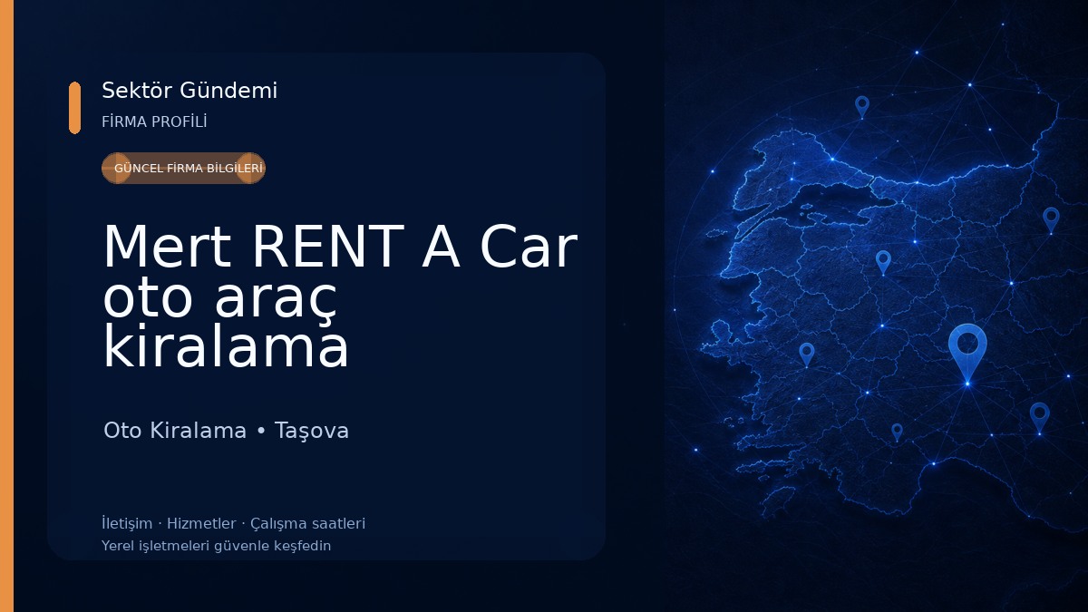 Mert RENT A Car oto araç kiralama Oto Kiralama
