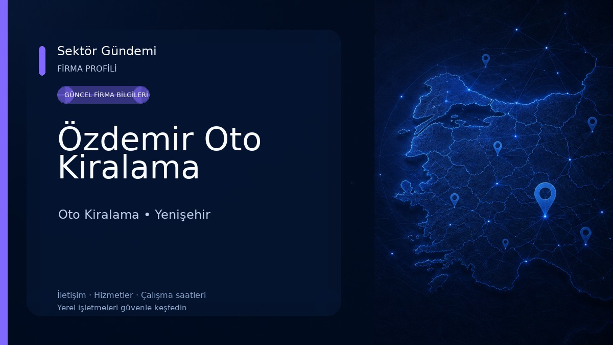 Özdemir Oto Kiralama Oto Kiralama