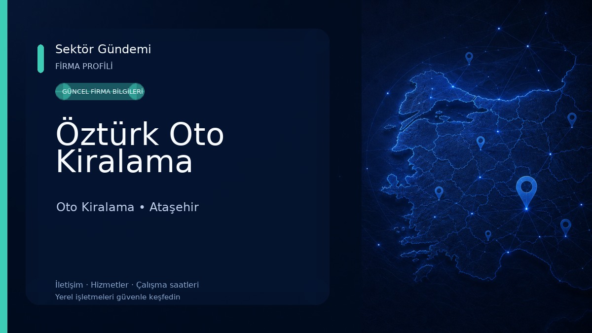 Öztürk Oto Kiralama 