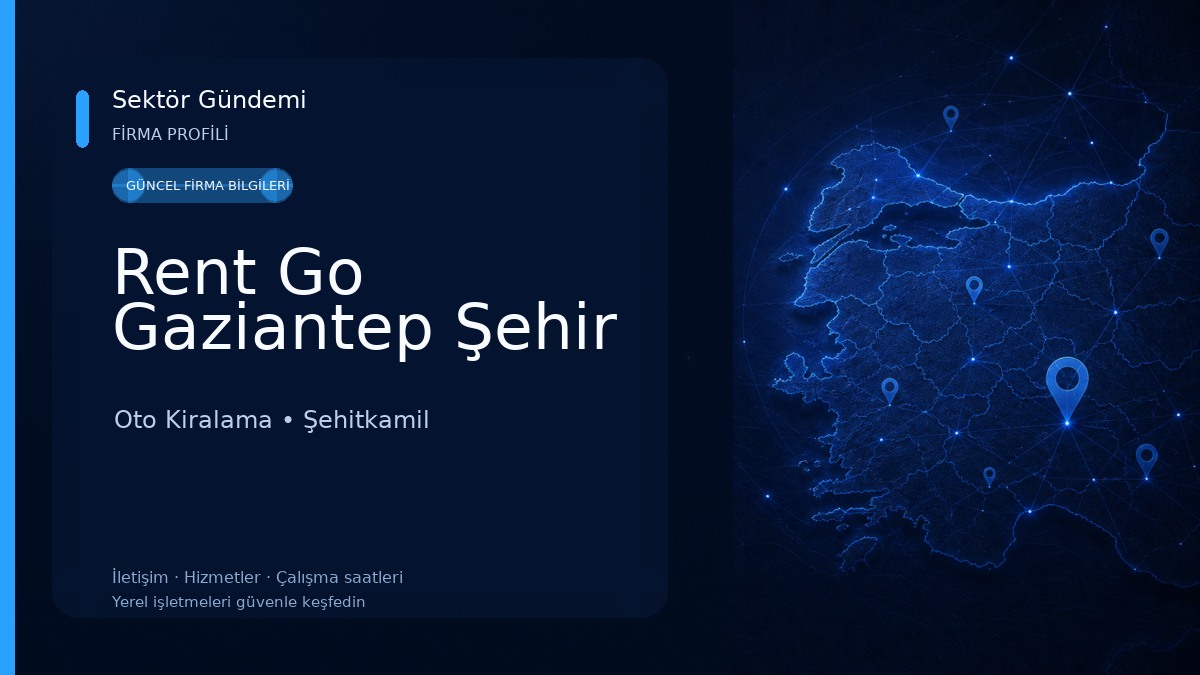 Rent Go Gaziantep Şehir Oto Kiralama