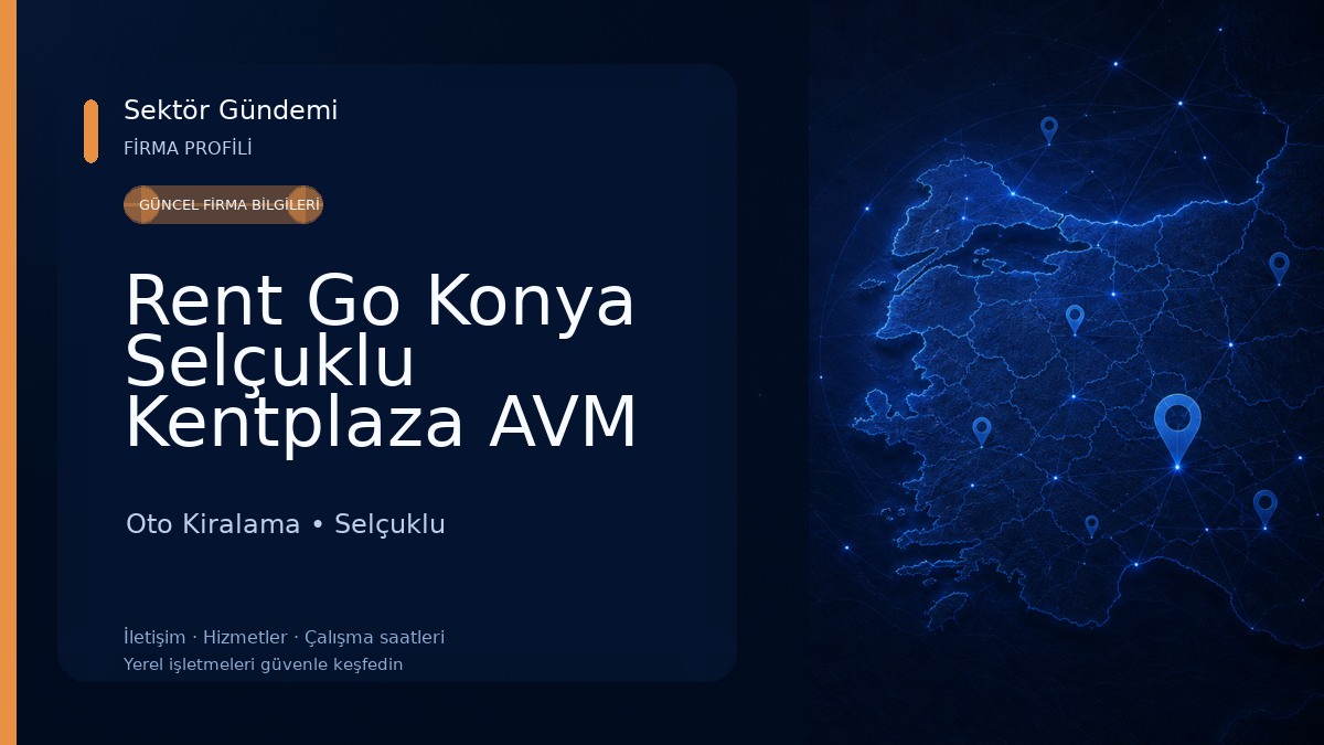 Rent Go Konya Selçuklu Kentplaza AVM