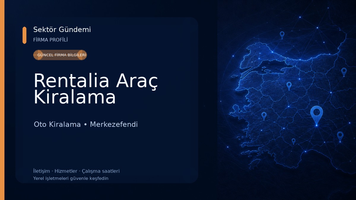 Rentalia Araç Kiralama Oto Kiralama