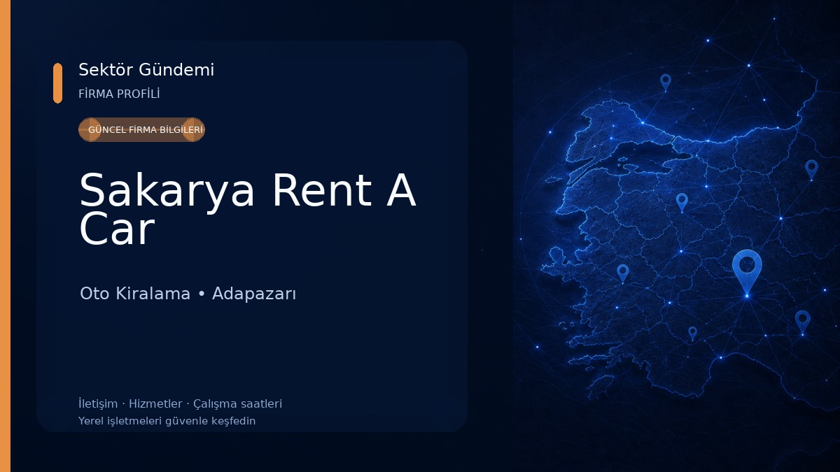 Sakarya Rent A Car Oto Kiralama