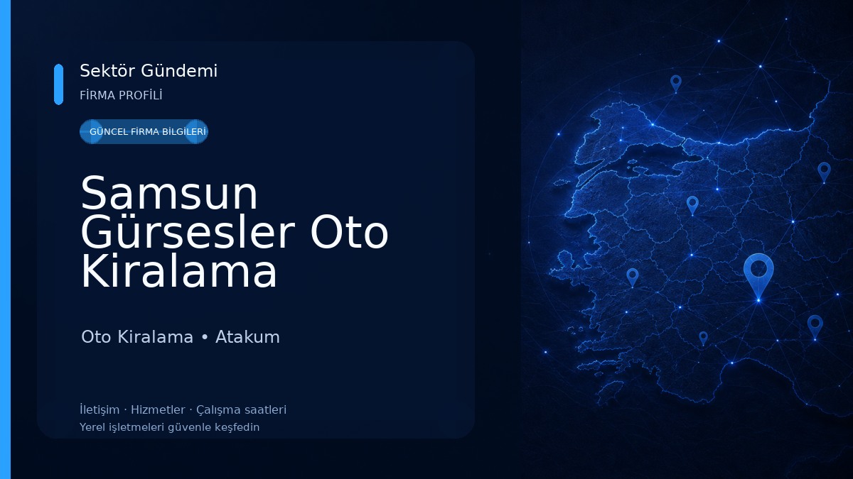 Samsun Gürsesler Oto Kiralama Oto Kiralama