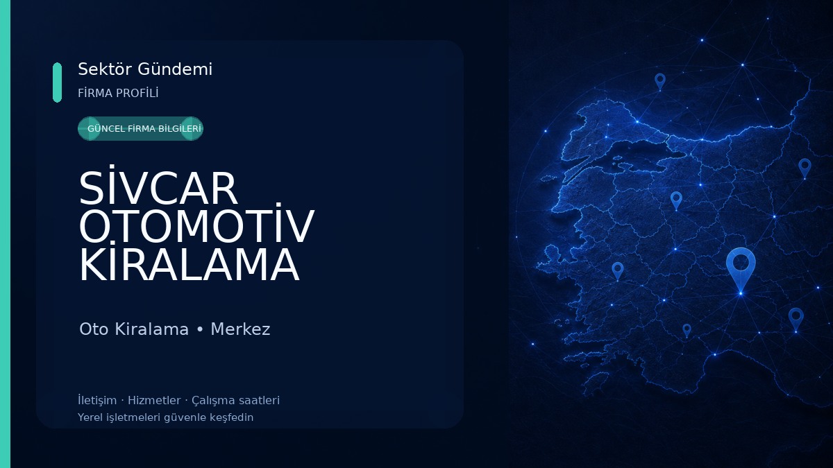 SİVCAR OTOMOTİV KİRALAMA Oto Kiralama