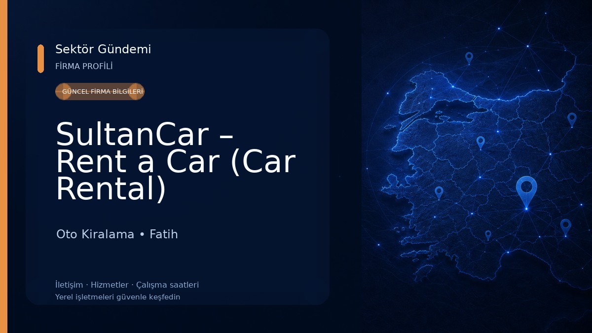 SultanCar – Rent a Car (Car Rental)