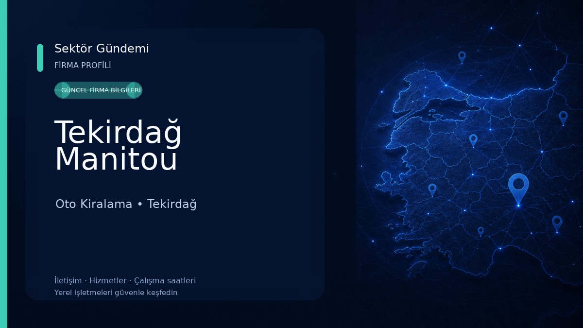 Tekirdağ Manitou