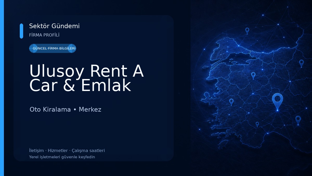 Ulusoy Rent A Car & Emlak Oto Kiralama