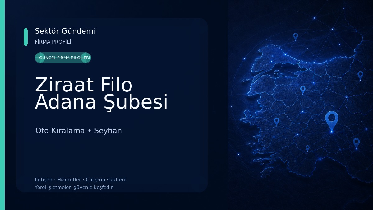 Ziraat Filo Adana Şubesi Oto Kiralama